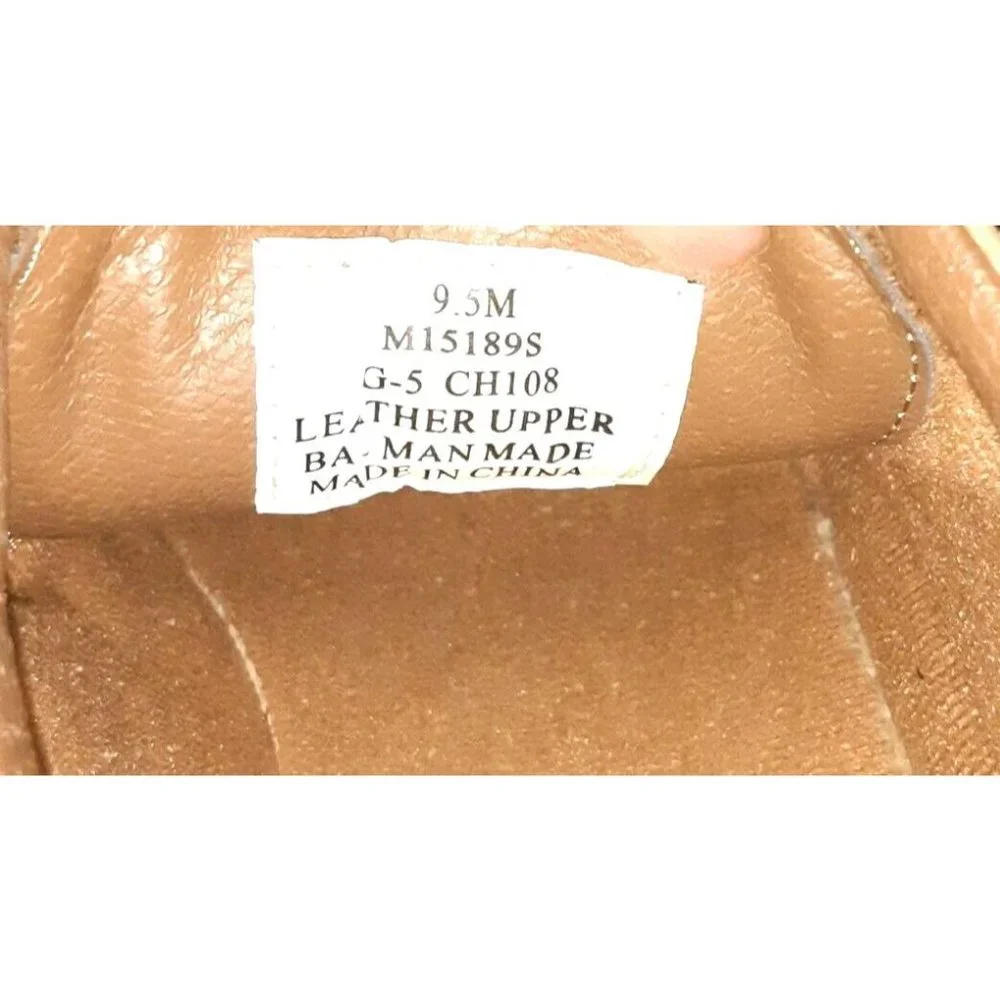 Tommy Hilfiger Men's Shoes Brown Leather Oxford‎ Size 9.5 Medium M15189S